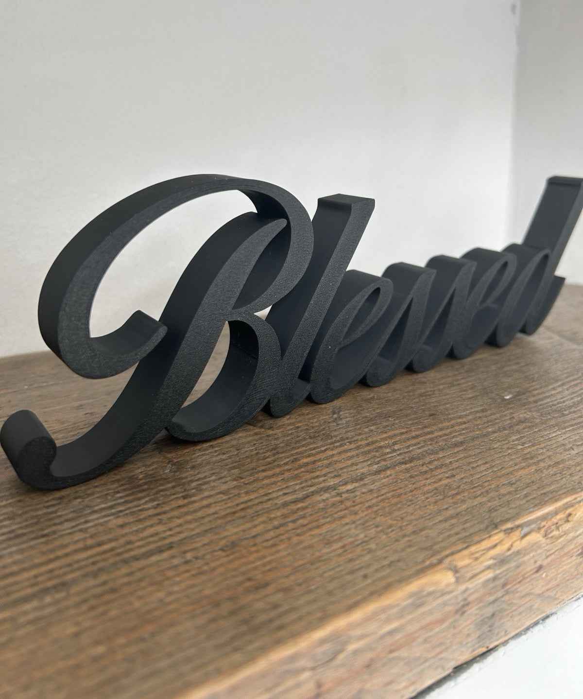 Blessed Sign Letters Ornament Gift New Home Freestanding Sign Home Grateful