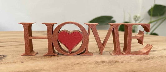 Small Home Word Sign New Home Gift Letters Home Freestanding Ornament Decoration