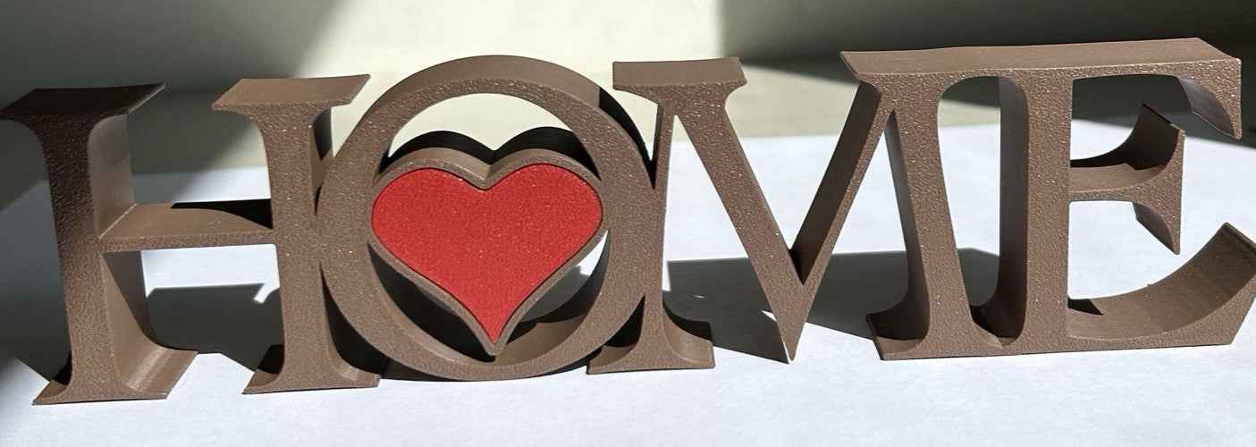 Home Word Sign New Home Gift Letters Home Freestanding Ornament Decoration