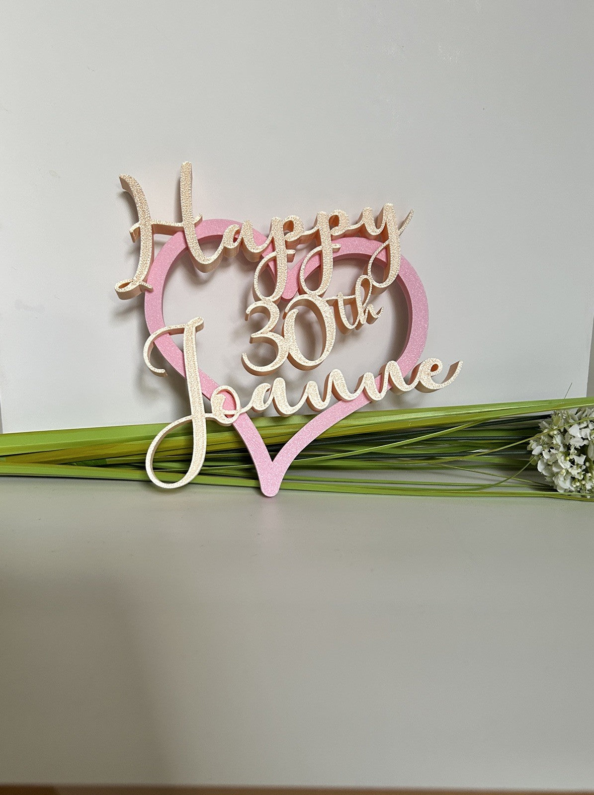 Personalised 30th Birthday Gift for Her Daughter Friend Partner Gift Keepsake - Poppy Kate Designs