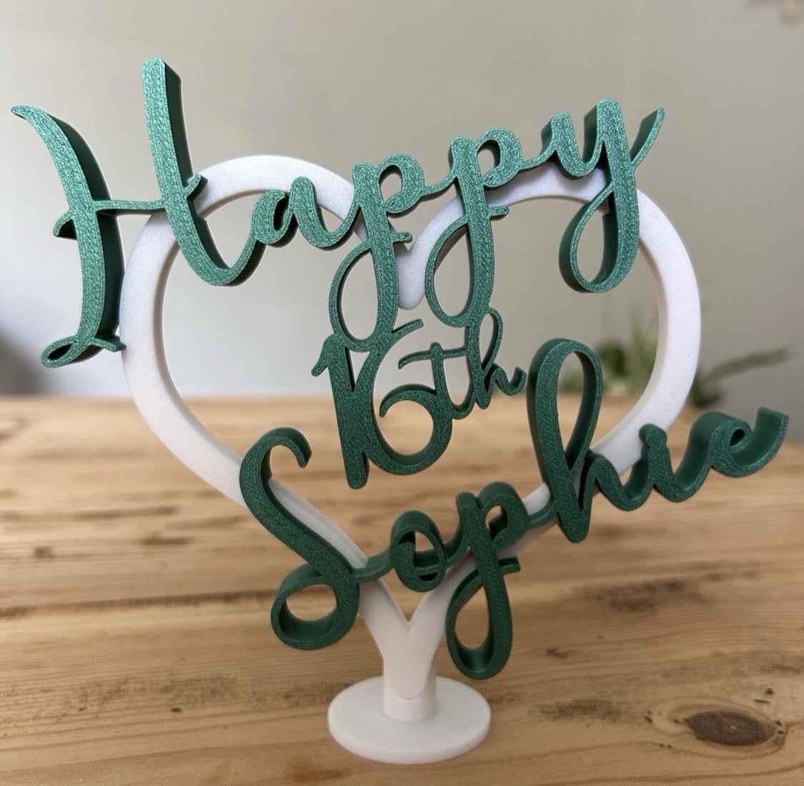 Personalised 16th 17th Birthday Gift Girls Daughter Sister  Niece Gift Keepsake