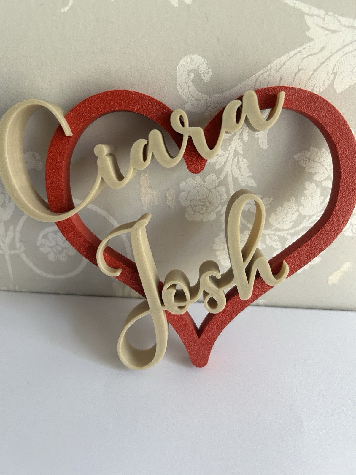 Personalised Gift for Boyfriend Him Girlfriend Partner Heart Husband Her Fiance - Poppy Kate Designs