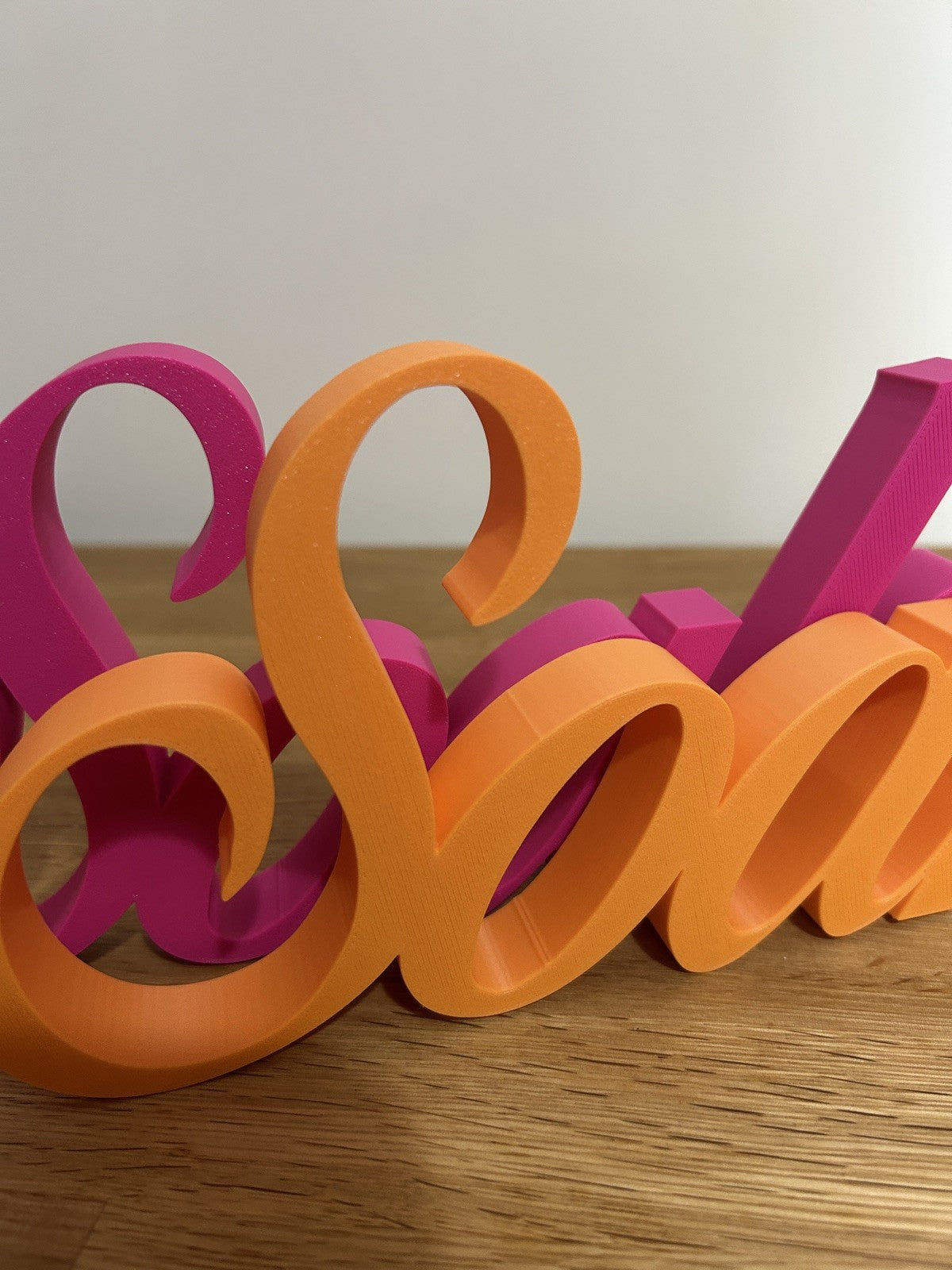 Soak Sign Word Bathroom Letters Ornament FreeStanding Custom made - Poppy Kate Designs