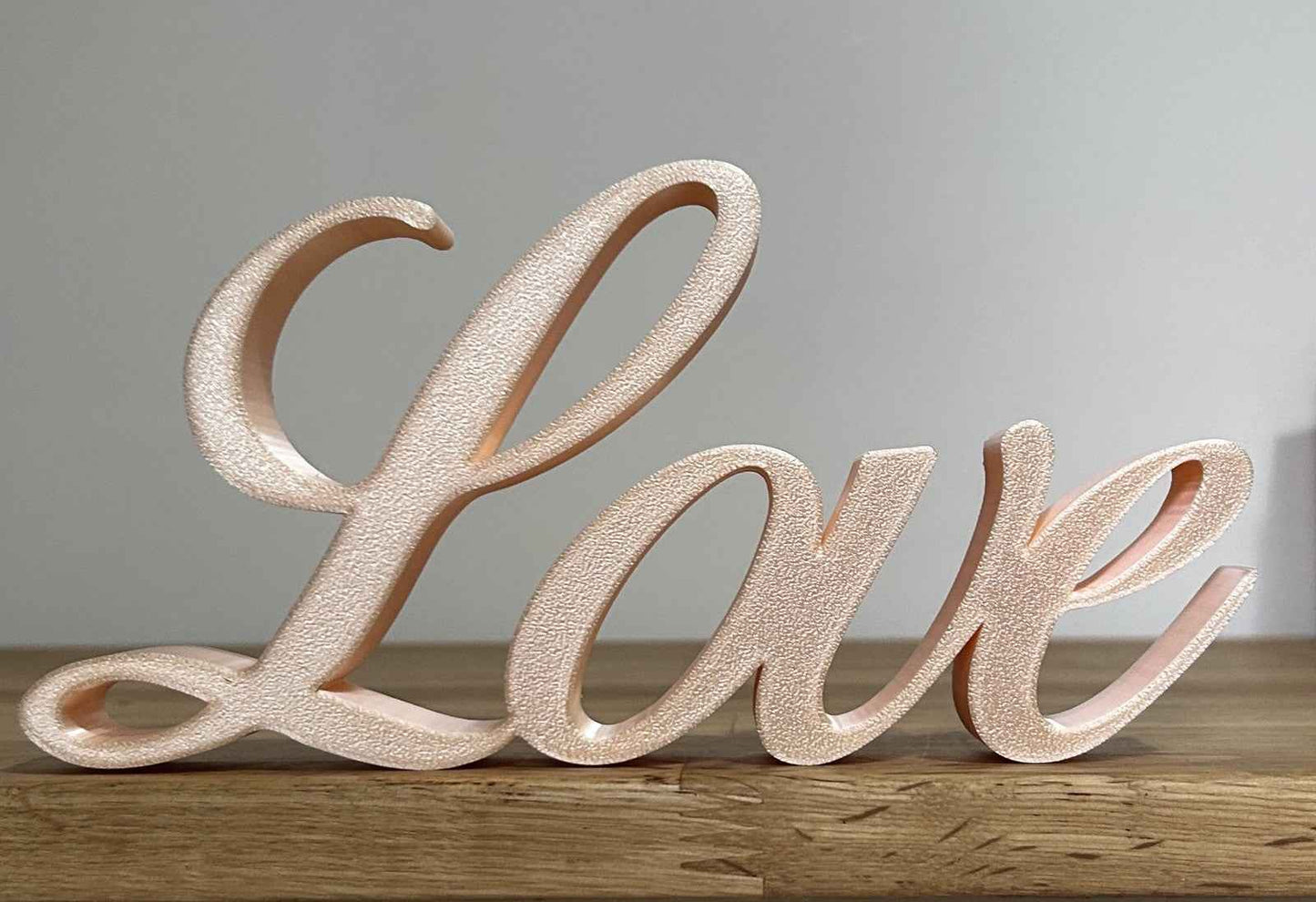 Love Word Freestanding Letters Sign Word Letters ornament or Wall Decoration