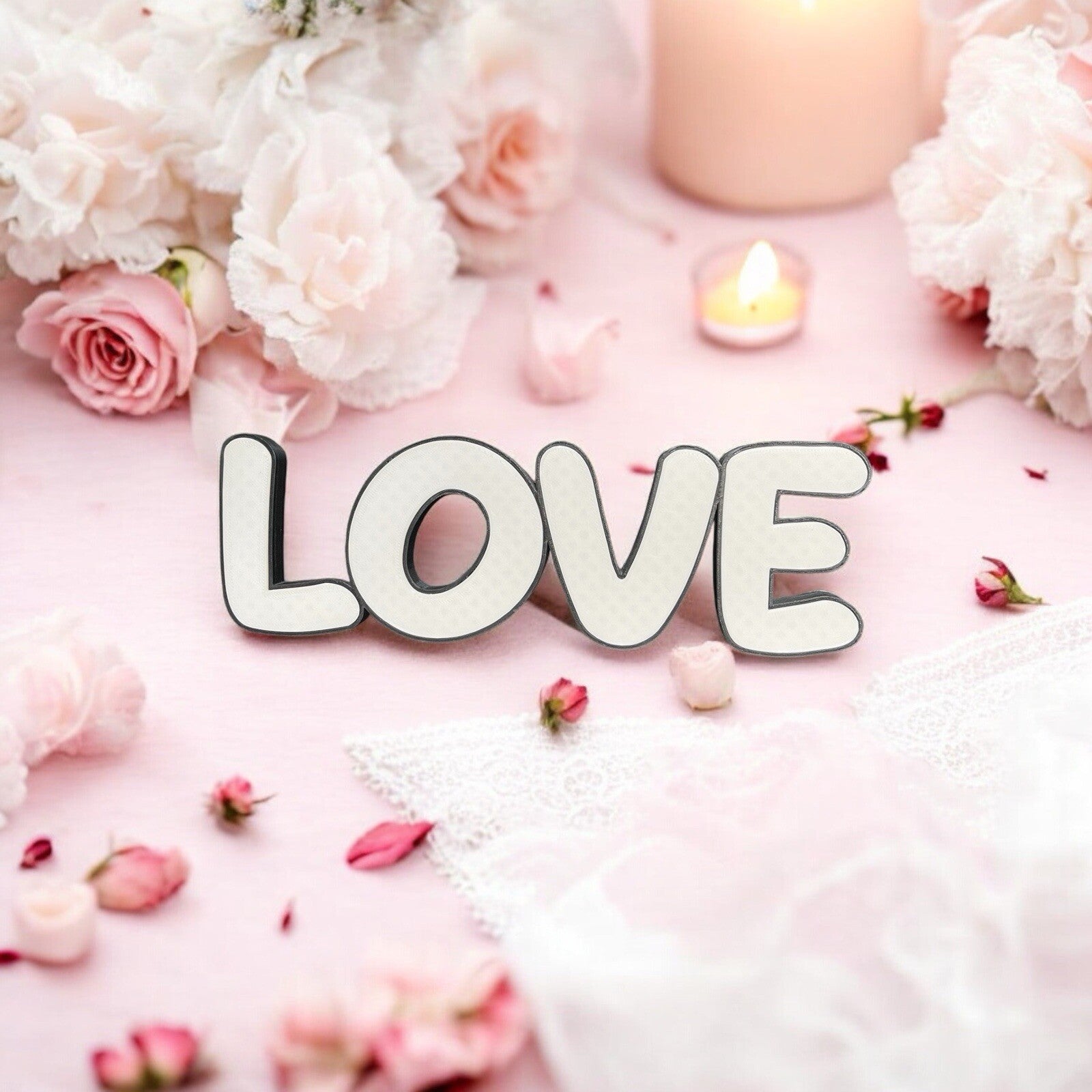 Love Sign Gift Home Freestanding Decoration Personalised Custom Made Wall Letter - Poppy Kate Designs