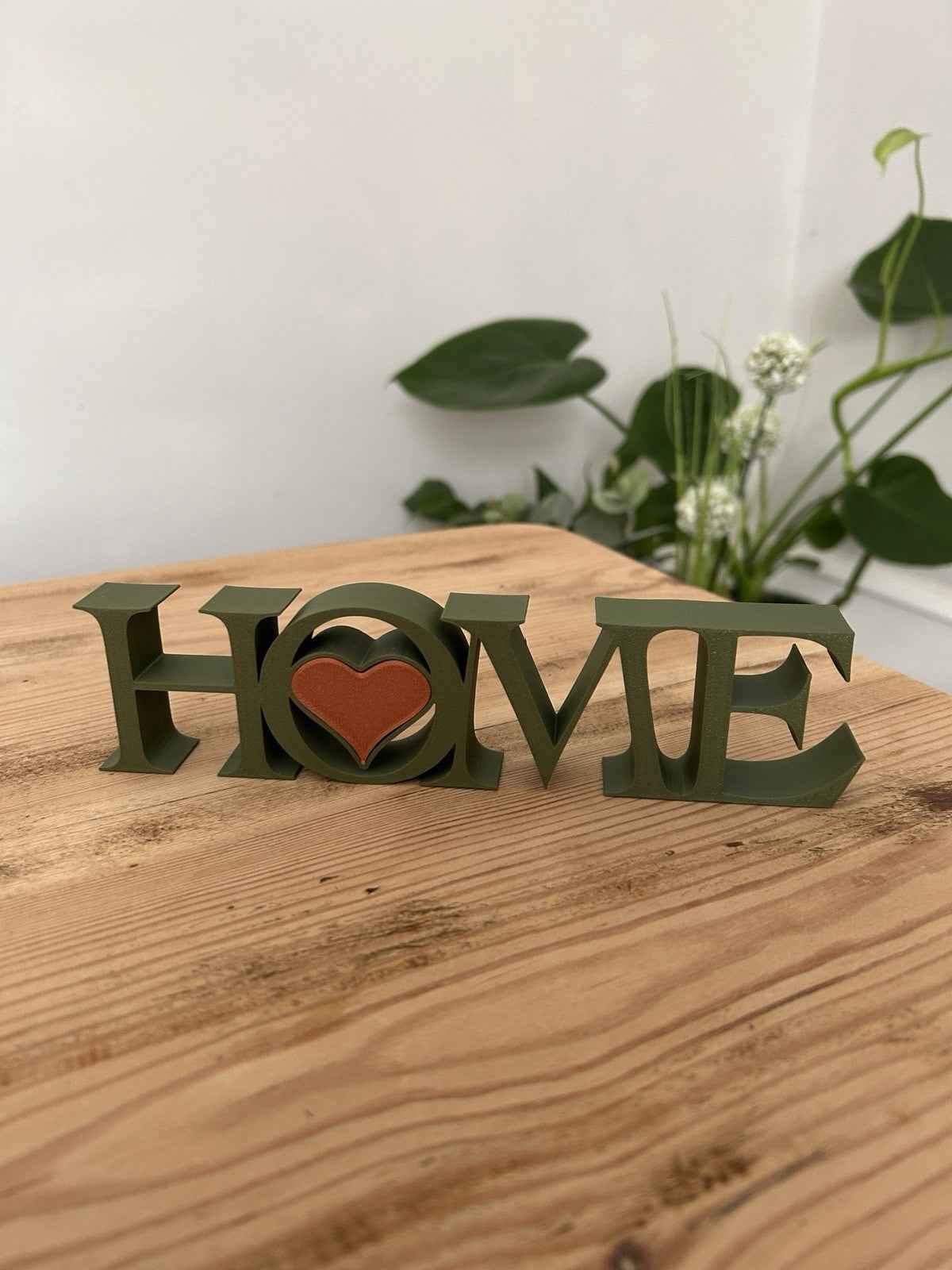 Home Word Sign New Home Gift Letters Home Freestanding Ornament Decoration
