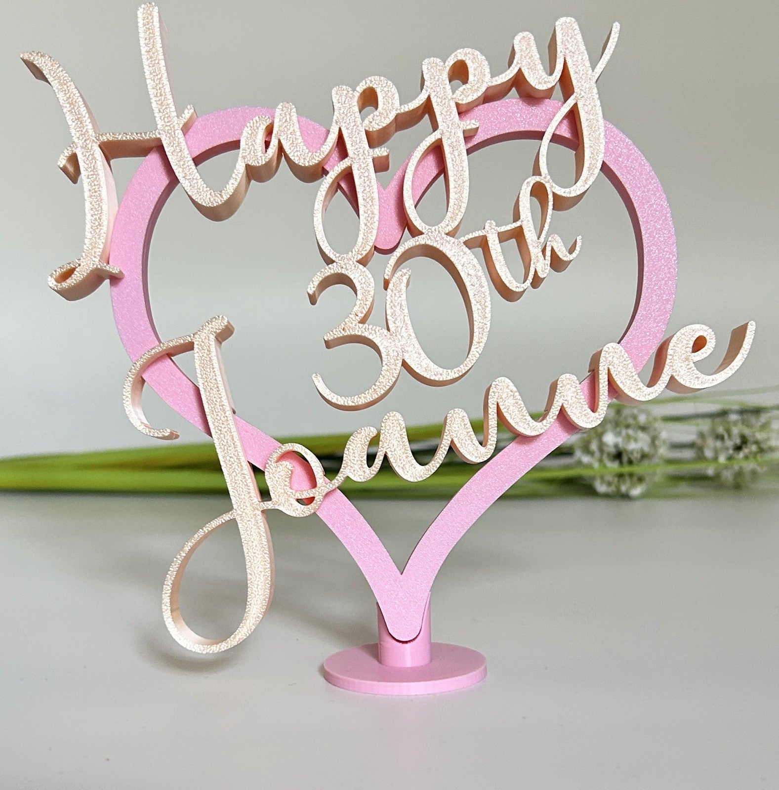 Personalised 30th Birthday Gift for Her Daughter Friend Partner Gift Keepsake - Poppy Kate Designs