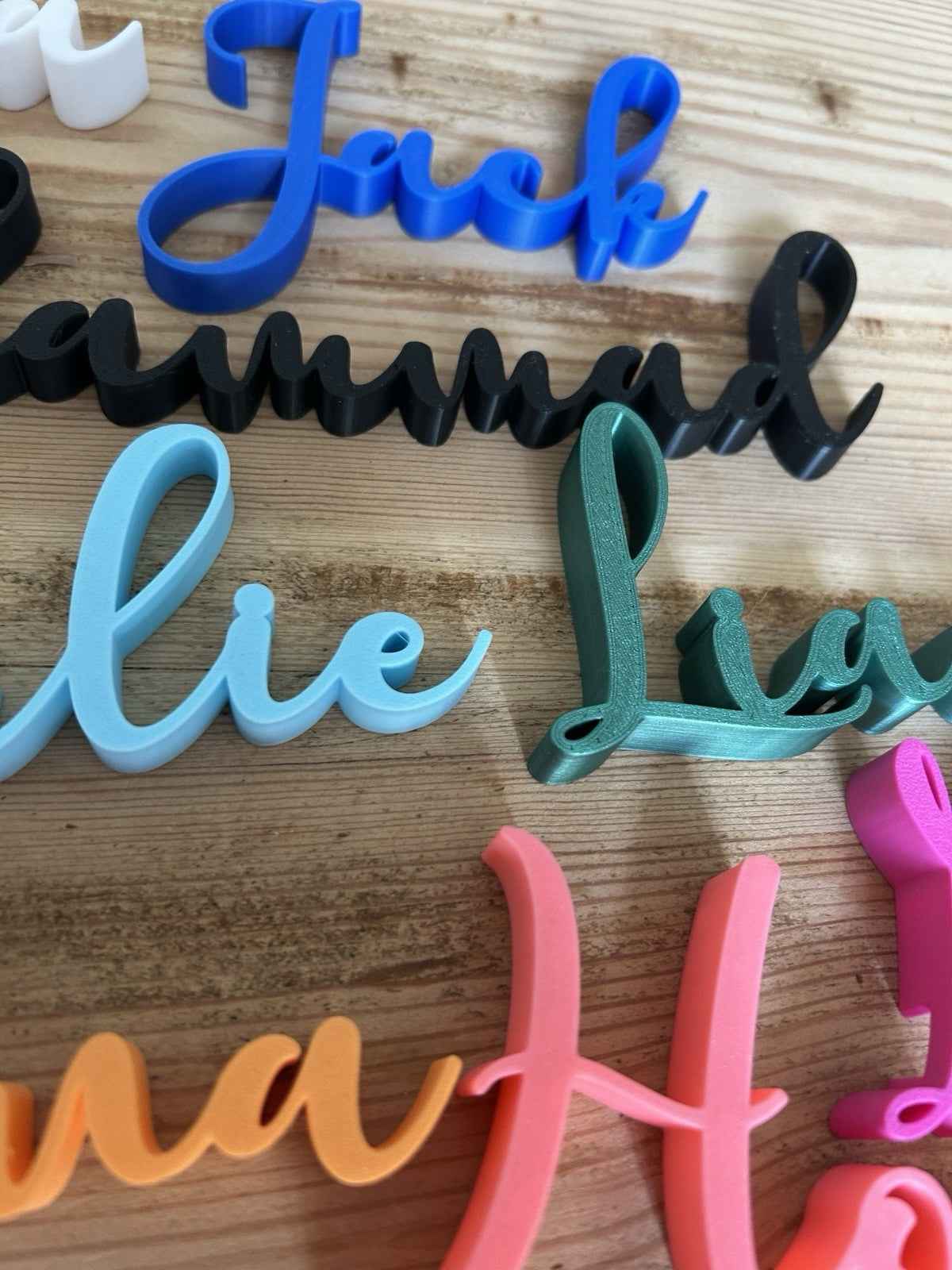 Personalised Names Any Words Letters Small Custom Made Names Place Name Words