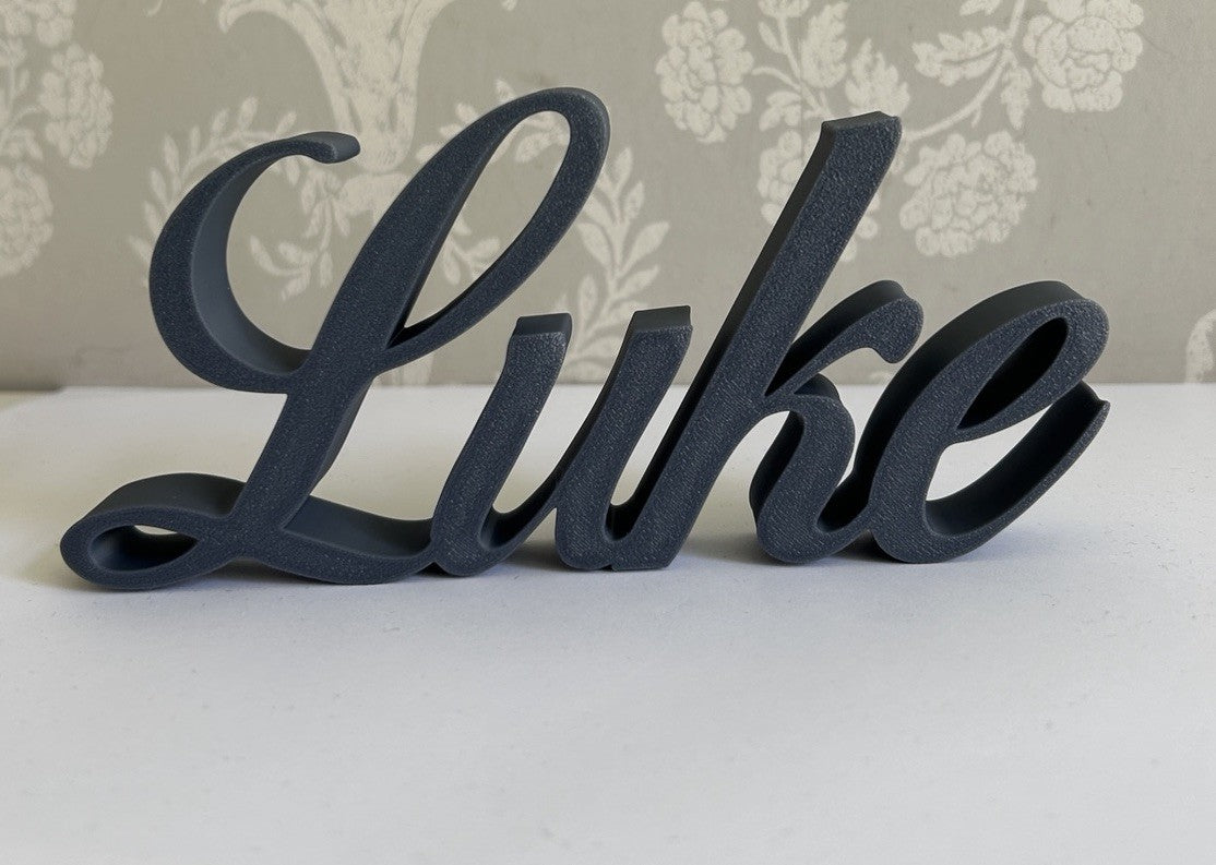 Personalised Name Plaque Any Word Gift Display Made To Order Girls Boys Custom - Poppy Kate Designs