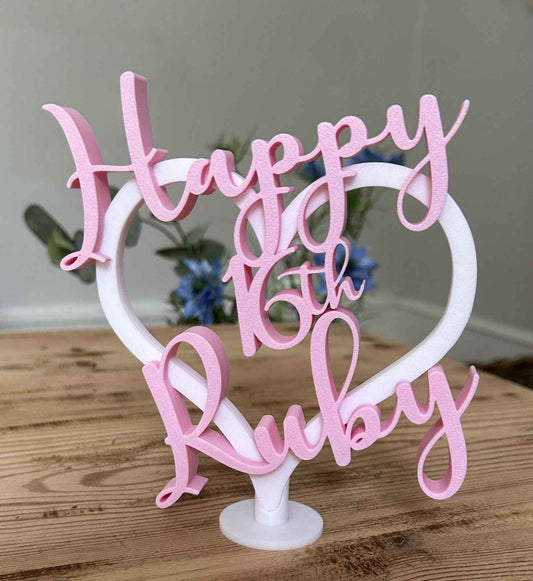 Personalised 16th 17th Birthday Gift Girls Daughter Sister  Niece Gift Keepsake