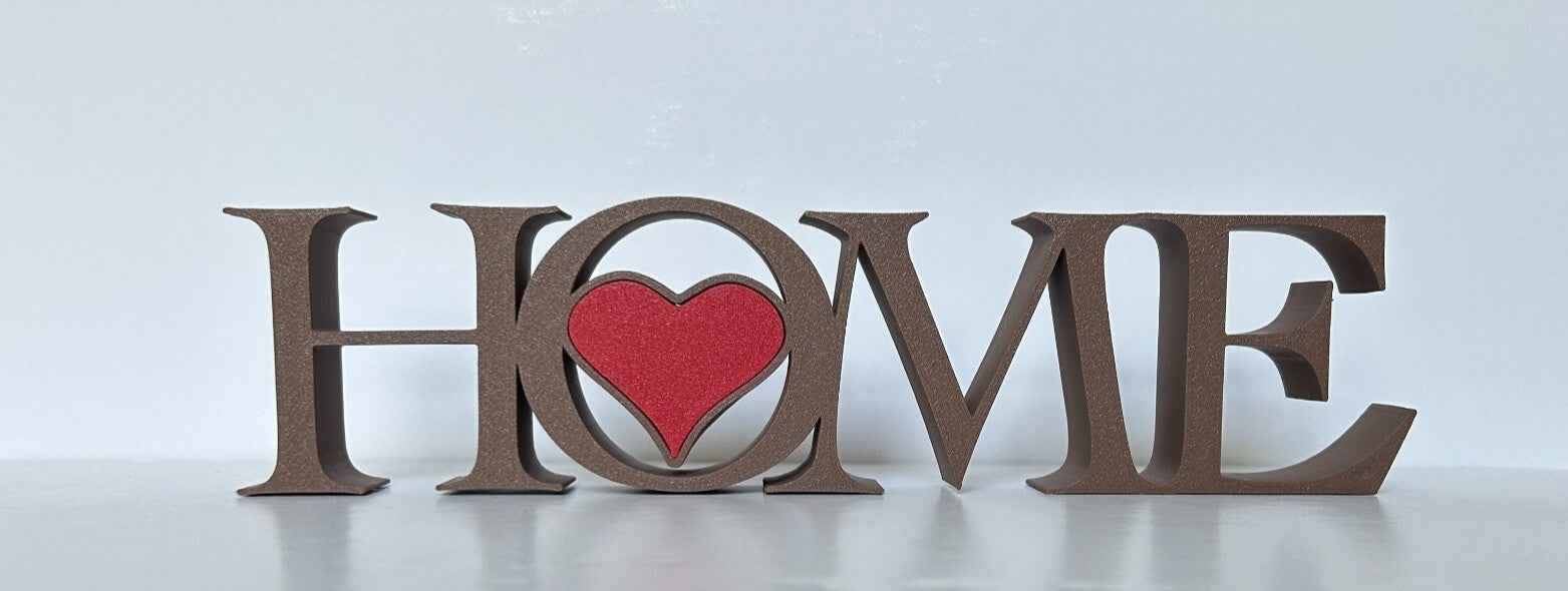 Home Word Sign New Home Gift Letters Home Freestanding Ornament Decoration