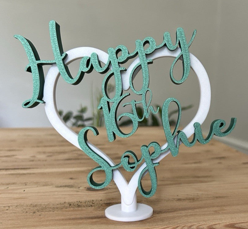 Personalised 16th 17th Birthday Gift Girls Daughter Sister Niece Gift Keepsake - Poppy Kate Designs