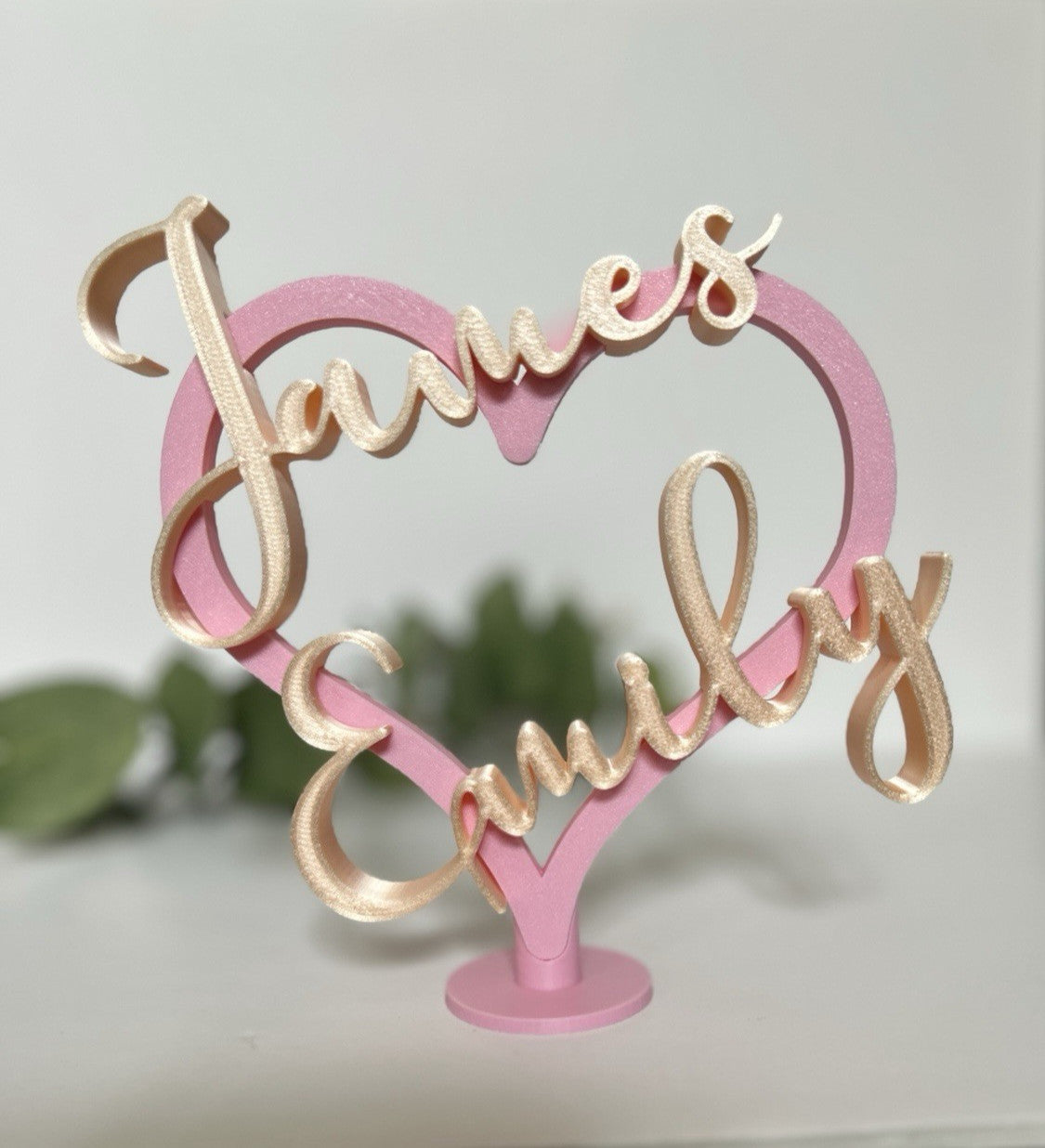 Personalised Gift for Girlfriend Her Boyfriend Keepsake Heart Wife Him Custom - Poppy Kate Designs