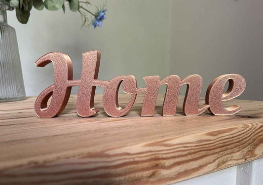 Home Word Freestanding Sign Ornament Letters Home Decoration New home gift