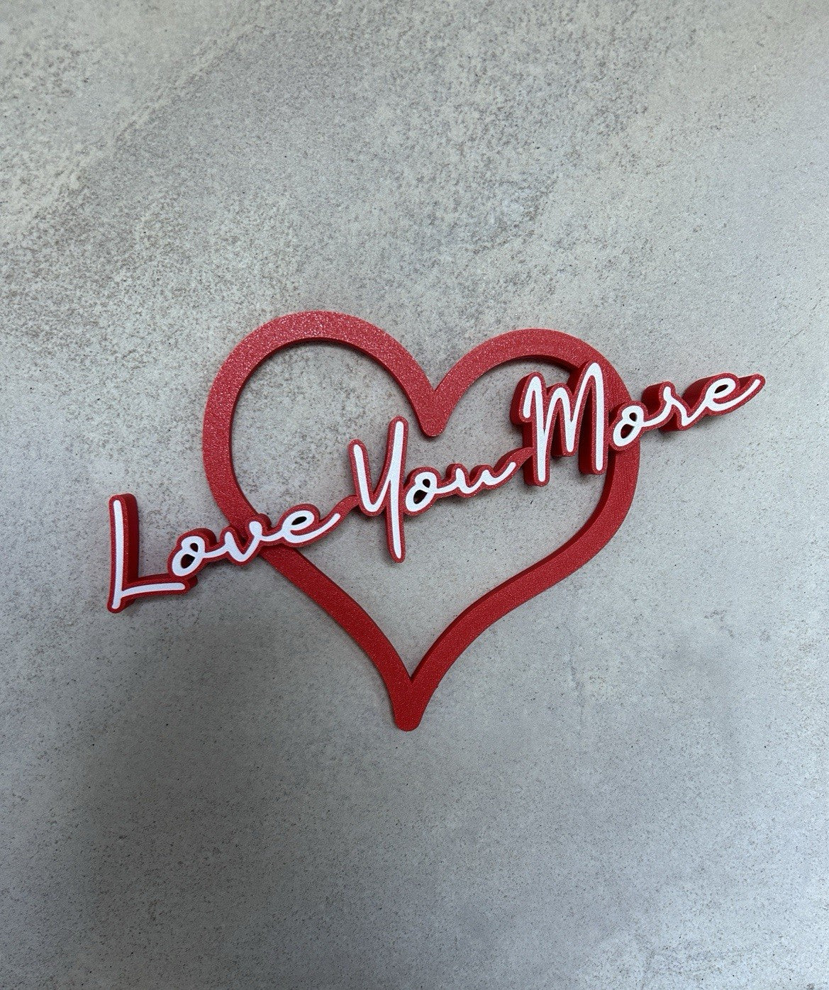 Love You More ornament birthday Girlfriend Boyfriend Wife Partner Husband - Poppy Kate Designs