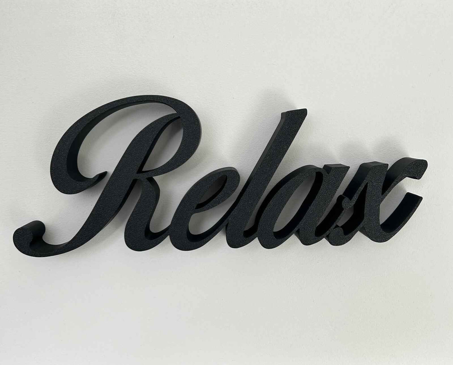 Relax Sign Word Letters Ornament Freestanding Word New Home Gift