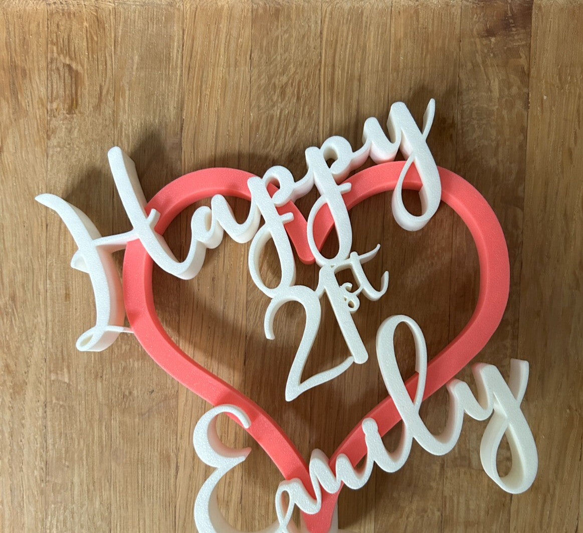 21st Birthday Gift For Her Daughter Sister Girls Friend Niece 21 Today Keepsake - Poppy Kate Designs