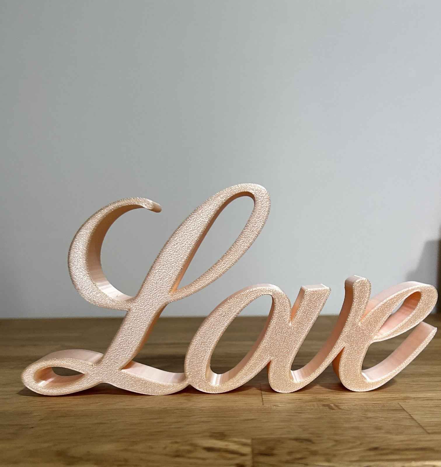 Love Word Freestanding Letters Sign Word Letters ornament or Wall Decoration