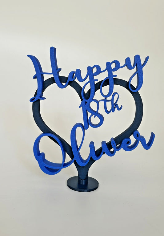 Personalised 16th 18th 21st Birthday Boys Son Grandson Nephew Gift Decoration - Poppy Kate Designs