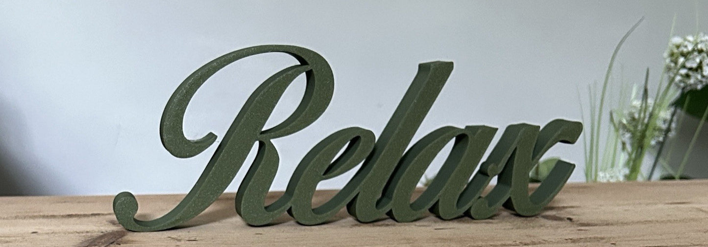 Custom Made Any Word Namaste Made to Order Dads Bar Freestanding and Wall Sign - Poppy Kate Designs