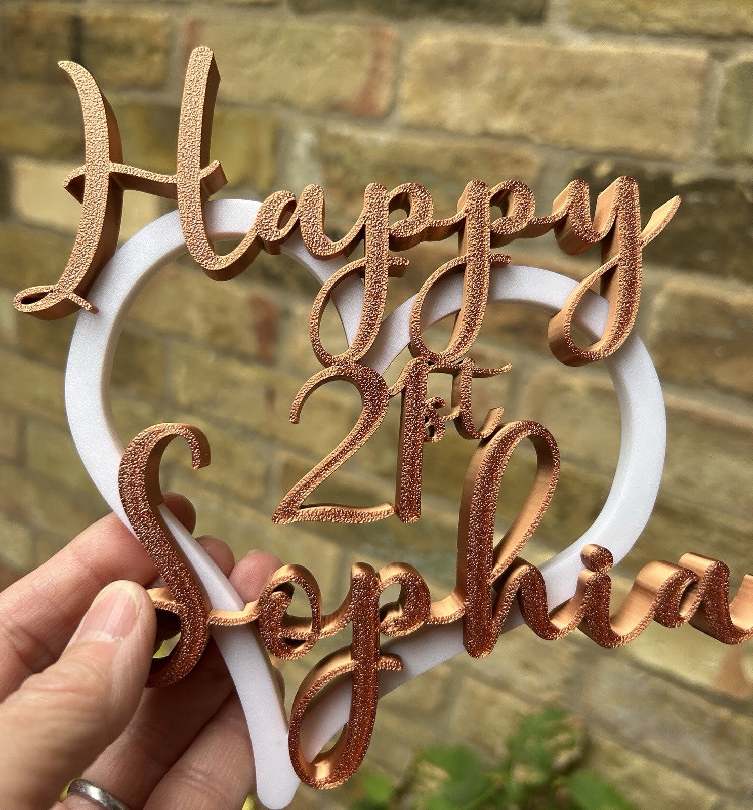 Made to Order Personalised Girls 18th 21st Age Birthday Gift Keepsake Daughter - Poppy Kate Designs