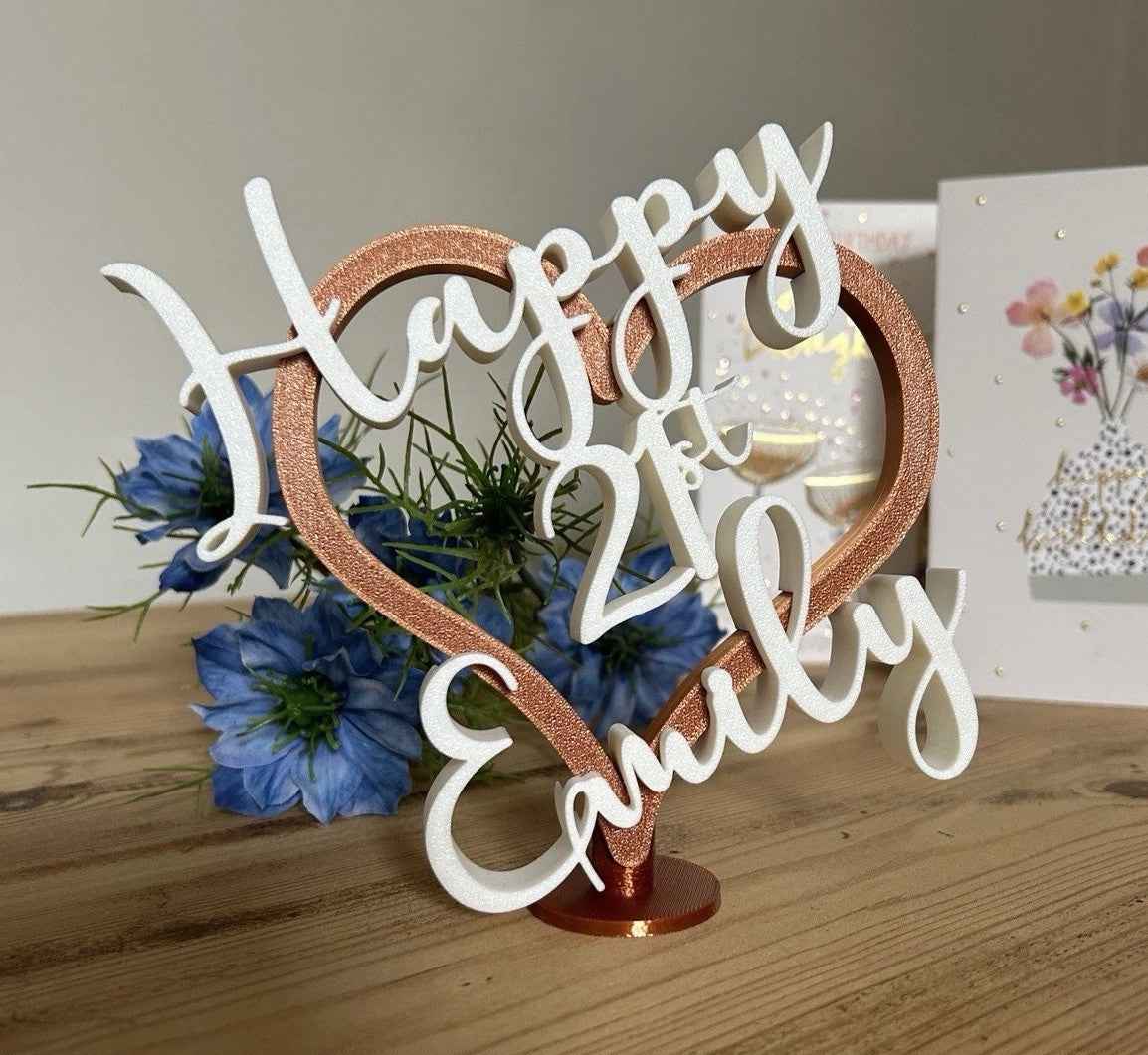 Personalised 16th 17th Birthday Gift Girls Daughter Sister  Niece Gift Keepsake