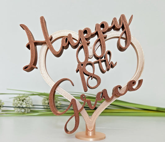 Made to Order Personalised Girls 18th 21st Age Birthday Gift Keepsake Daughter - Poppy Kate Designs