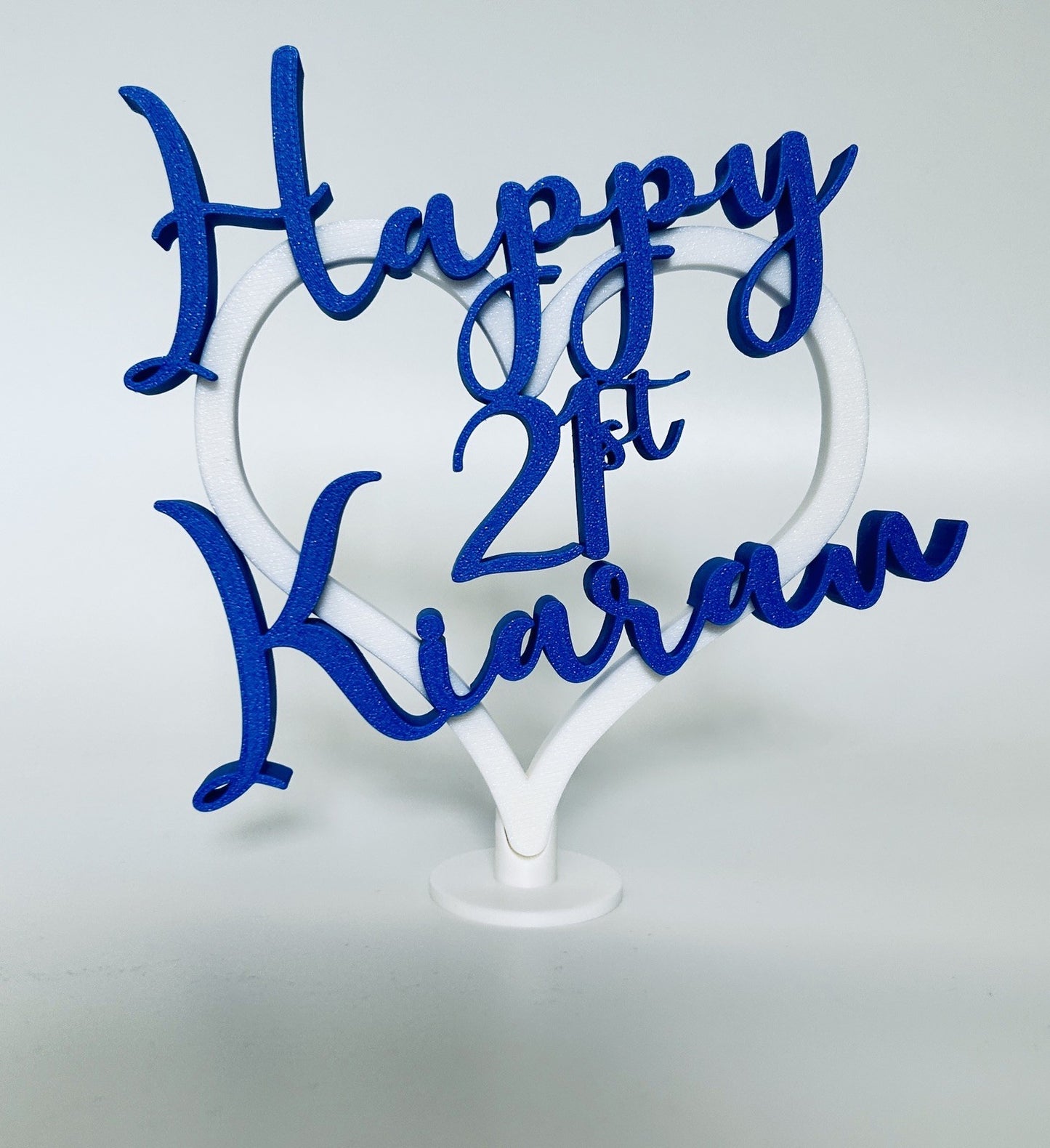 Personalised 18th 21st Birthday Gift with Name Keepsake Decoration - Poppy Kate Designs