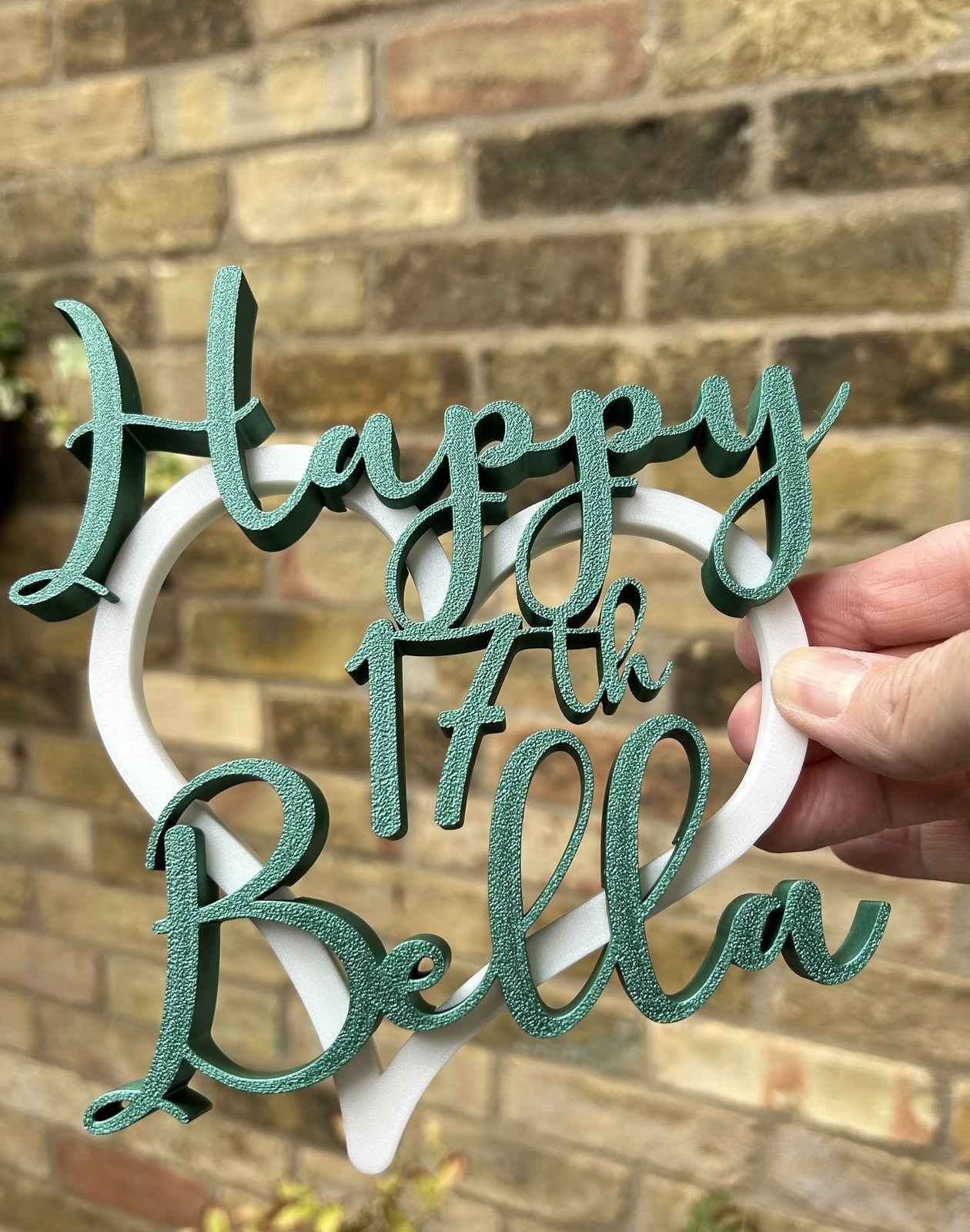 Personalised 17th Birthday Girls Daughter Sister  Niece Gift Keepsake