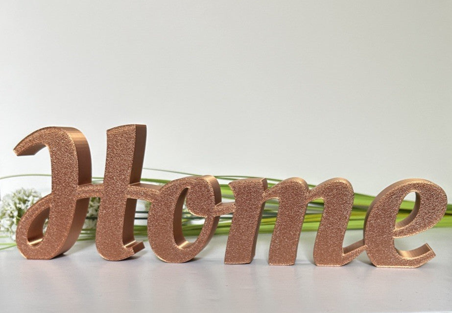 Home Word Freestanding Sign Ornament Letters Home Decoration New home gift - Poppy Kate Designs