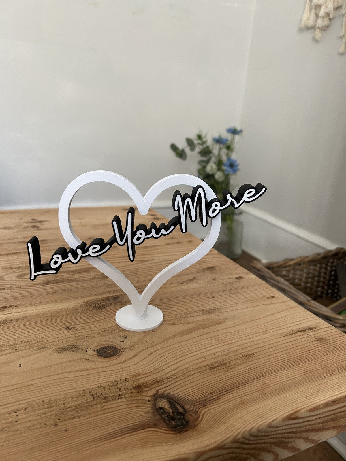 Love You More ornament birthday Girlfriend Boyfriend Wife Partner Husband - Poppy Kate Designs