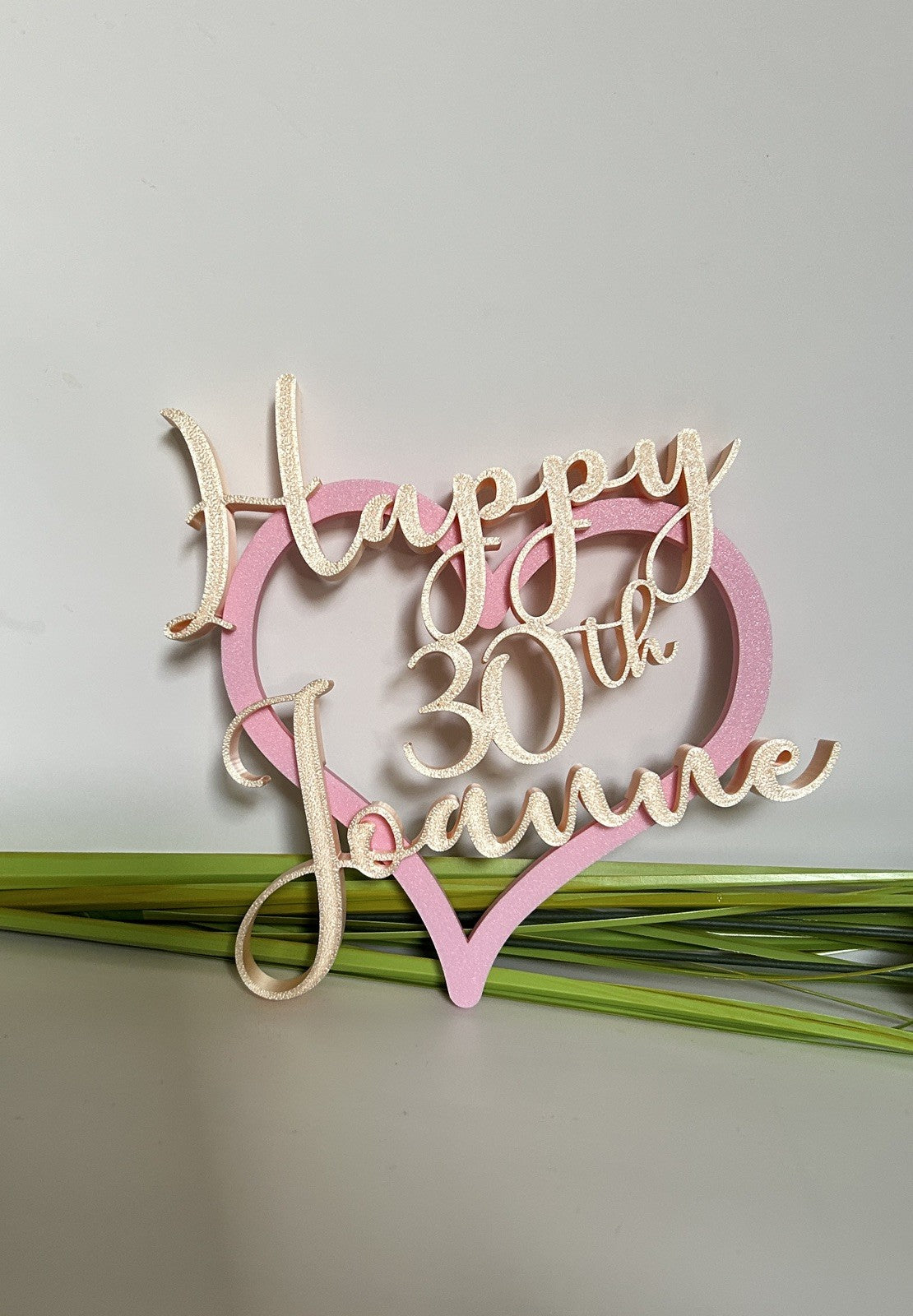 Personalised 30th Birthday Gift for Her Daughter Friend Partner Gift Keepsake - Poppy Kate Designs