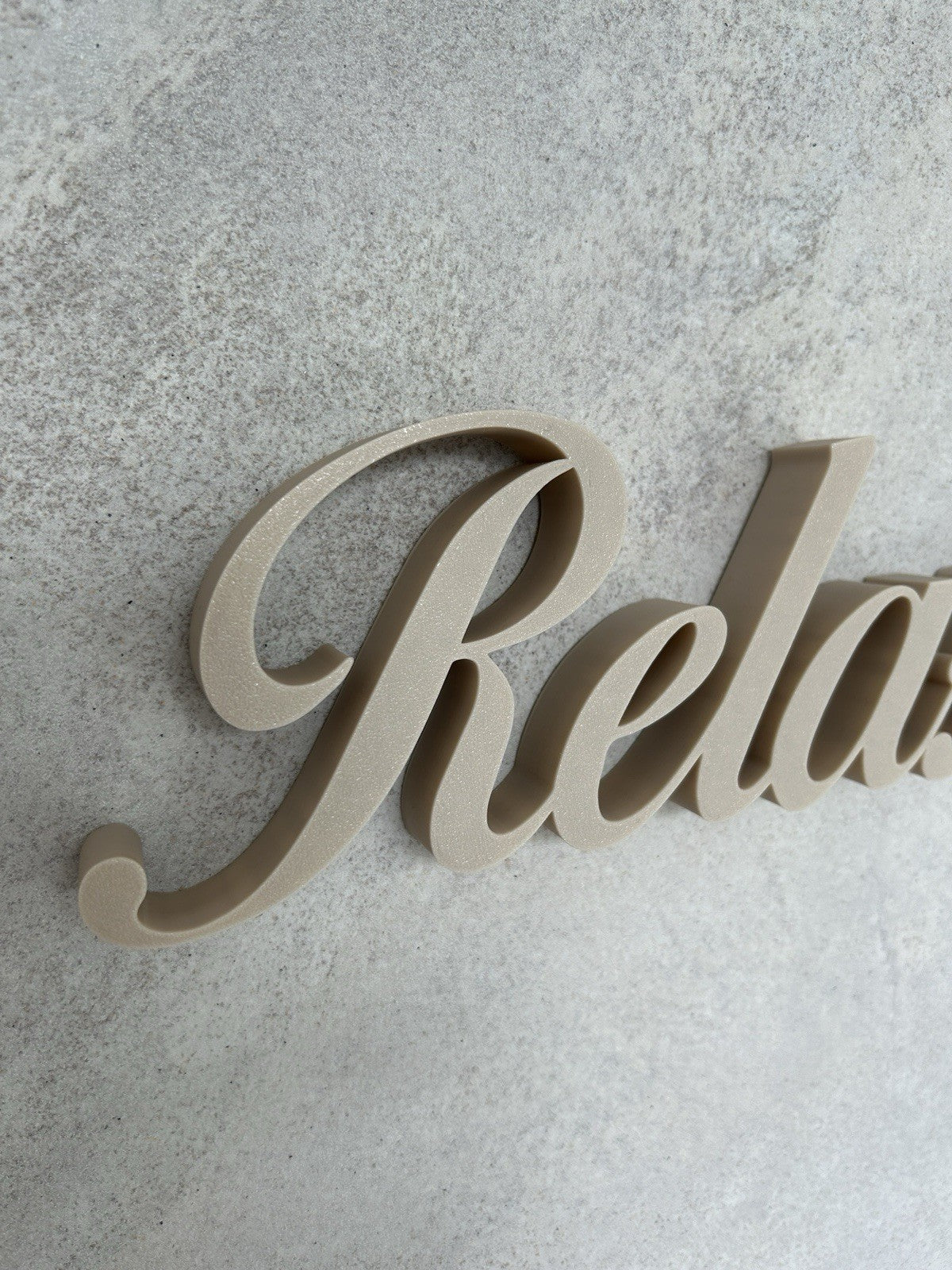 Relax Sign Gift New Home Decoration Freestanding Or Wall Sign Home Decoration - Poppy Kate Designs
