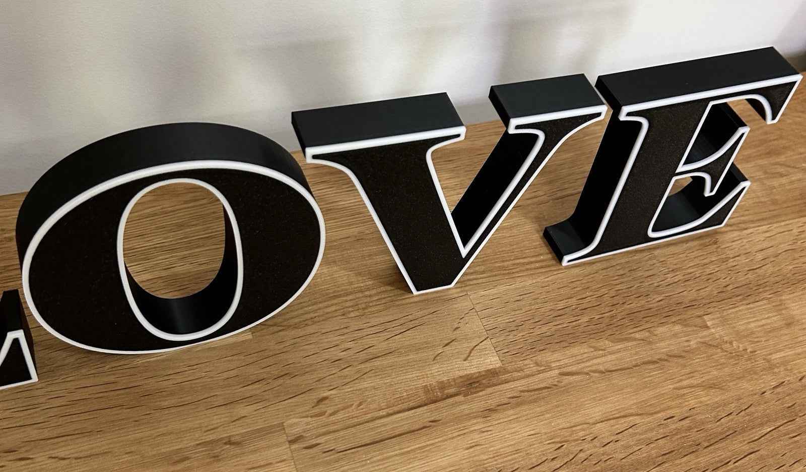 Large Love Capital Letters Word Display Ornament Home Shelf Decoration