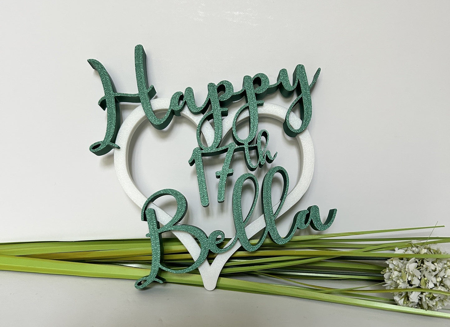 Personalised 18th 21st Birthday Gift with Name Keepsake Decoration - Poppy Kate Designs