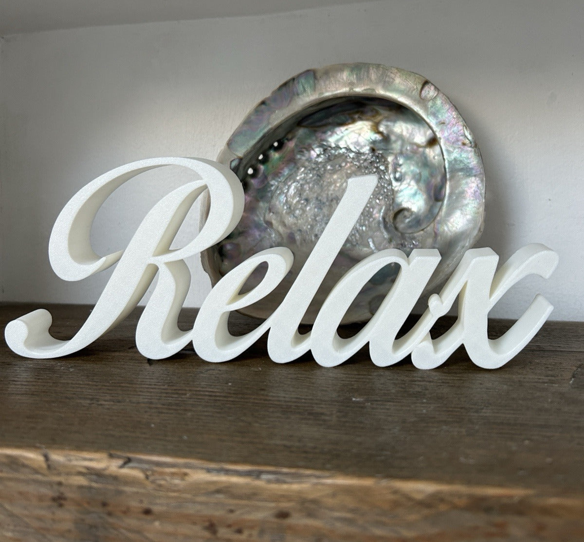 Relax Sign Gift New Home Decoration Freestanding Or Wall Sign Home Decoration - Poppy Kate Designs