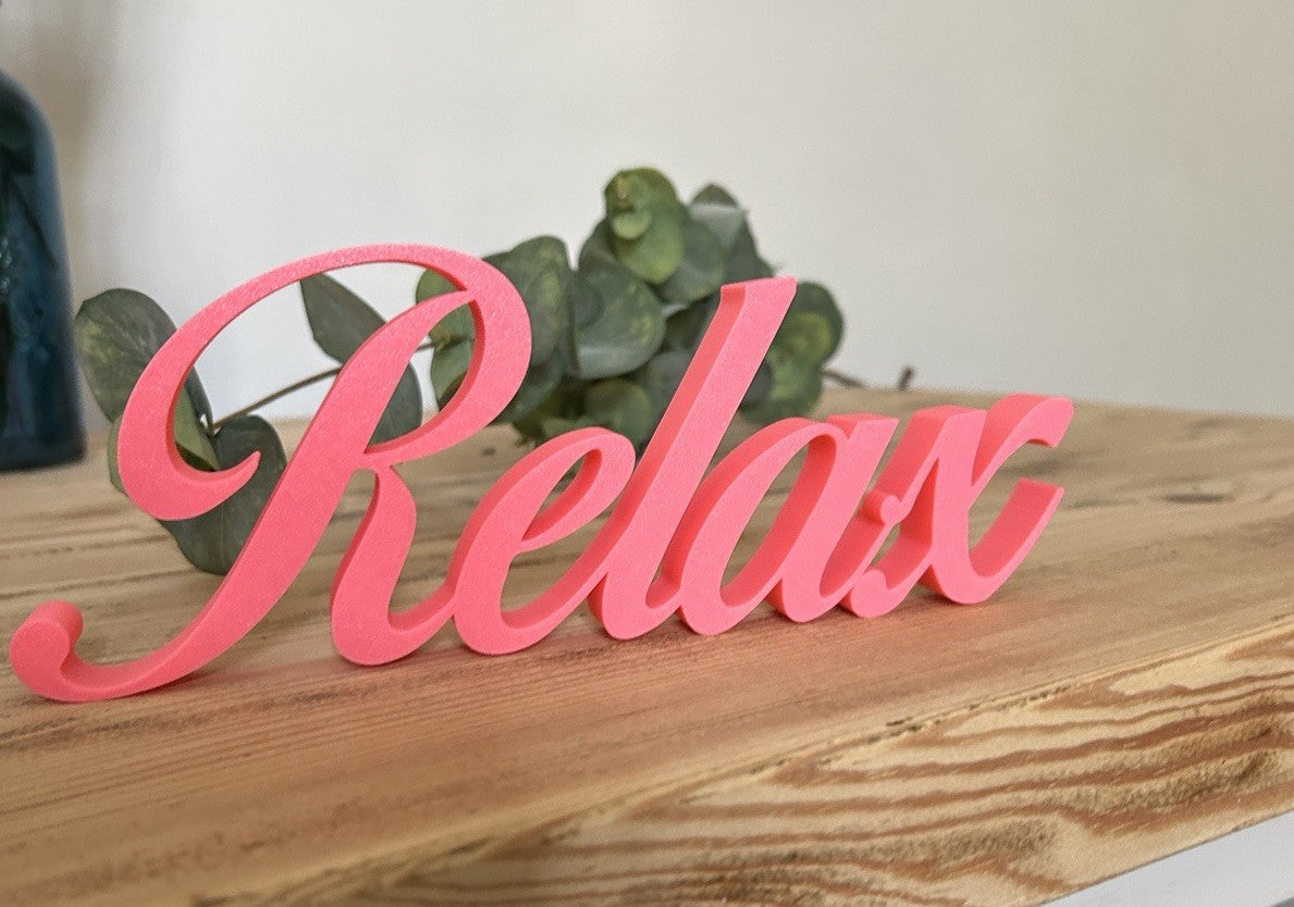 Custom made Any Word Name Freestanding/Wall Sign - Poppy Kate Designs