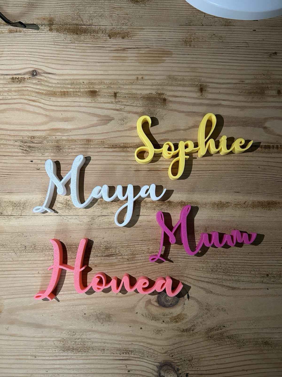 Personalised Names Any Words Letters Small Custom Made Names Place Name Words