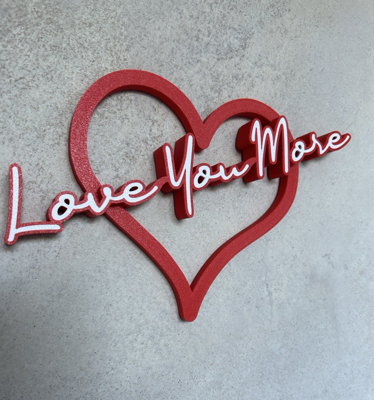 Love You More ornament birthday Girlfriend Boyfriend Wife Partner Husband - Poppy Kate Designs