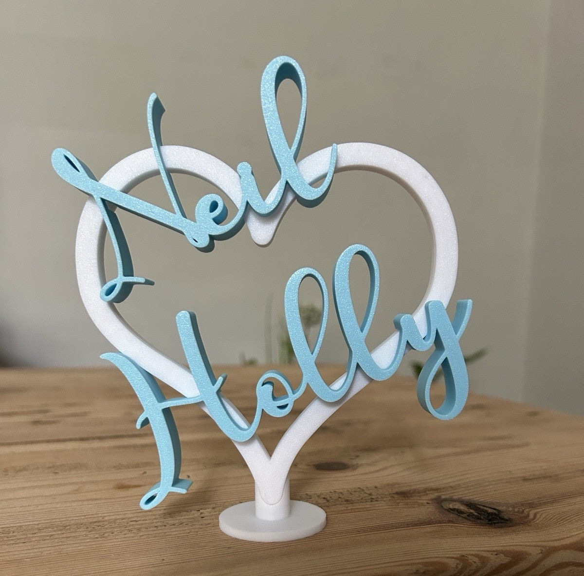 Personalised Gift for Boyfriend Him Girlfriend Partner Heart Husband Her Fiance - Poppy Kate Designs