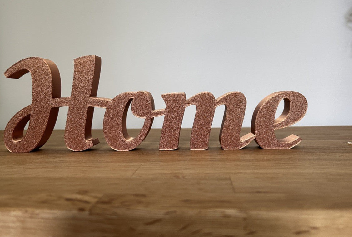 Home Word Freestanding Sign Ornament Letters Home Decoration New home gift - Poppy Kate Designs