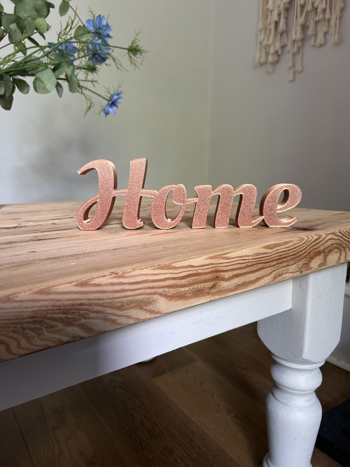 Home Word Freestanding Sign Ornament Letters Home Decoration New home gift - Poppy Kate Designs