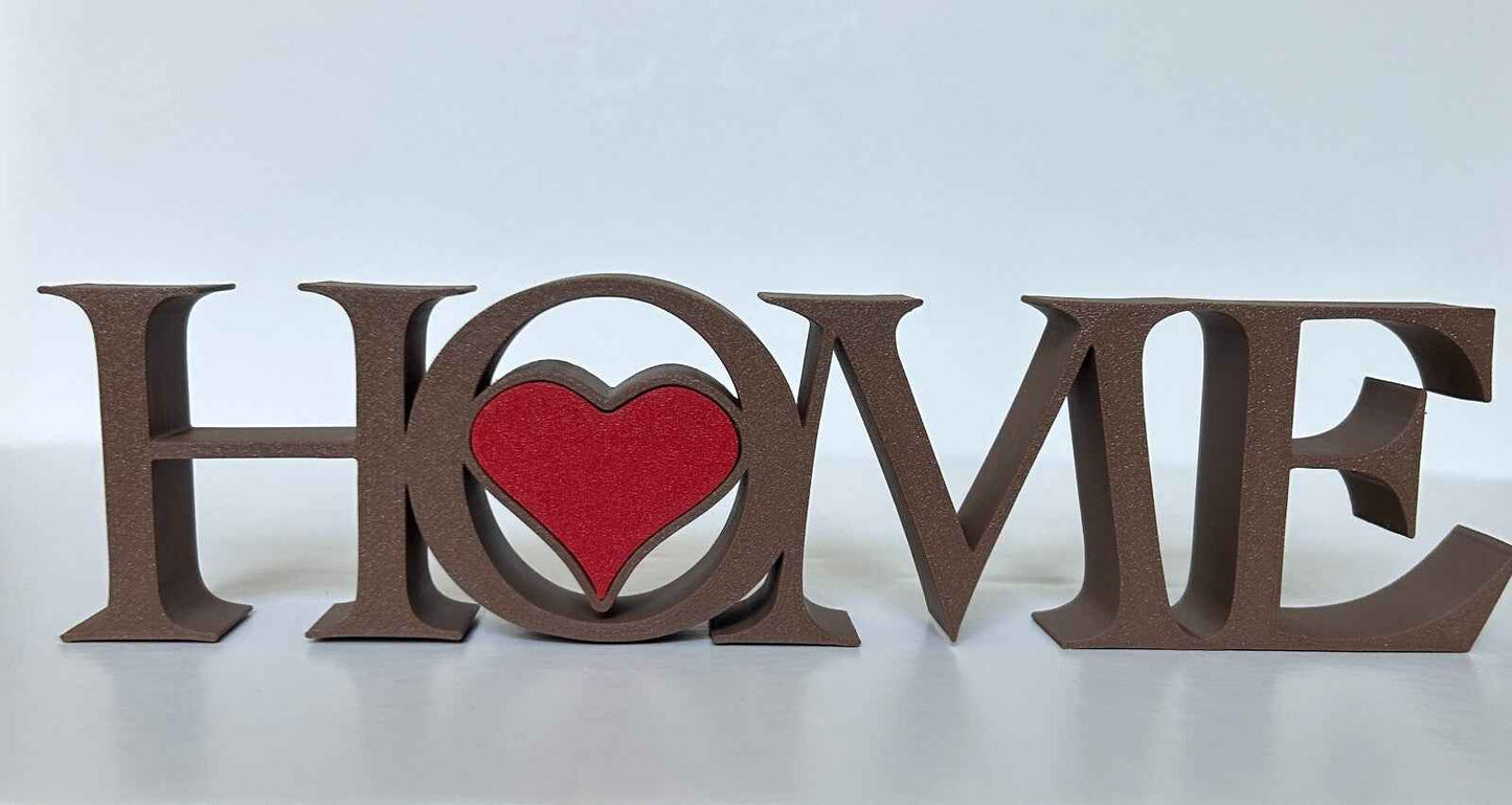 Home Word Sign New Home Gift Letters Home Freestanding Ornament Decoration