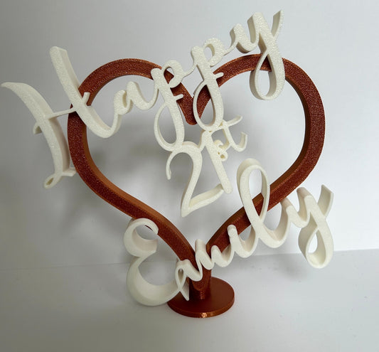 21st Birthday Gift For Her Daughter Sister Girls Friend Niece 21 Today Keepsake - Poppy Kate Designs