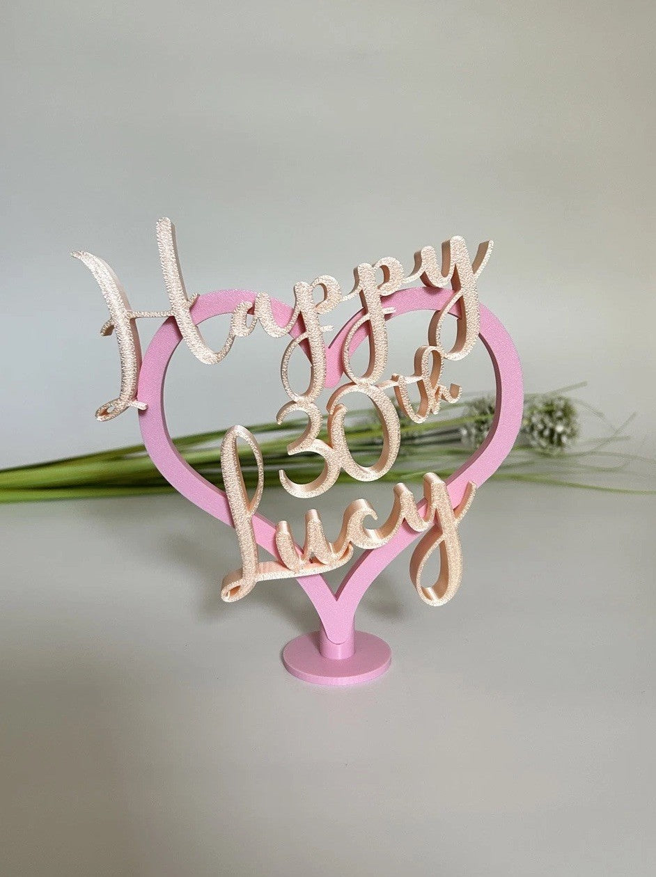 Personalised 30th Birthday Gift for Her Daughter Friend Partner Gift Keepsake - Poppy Kate Designs