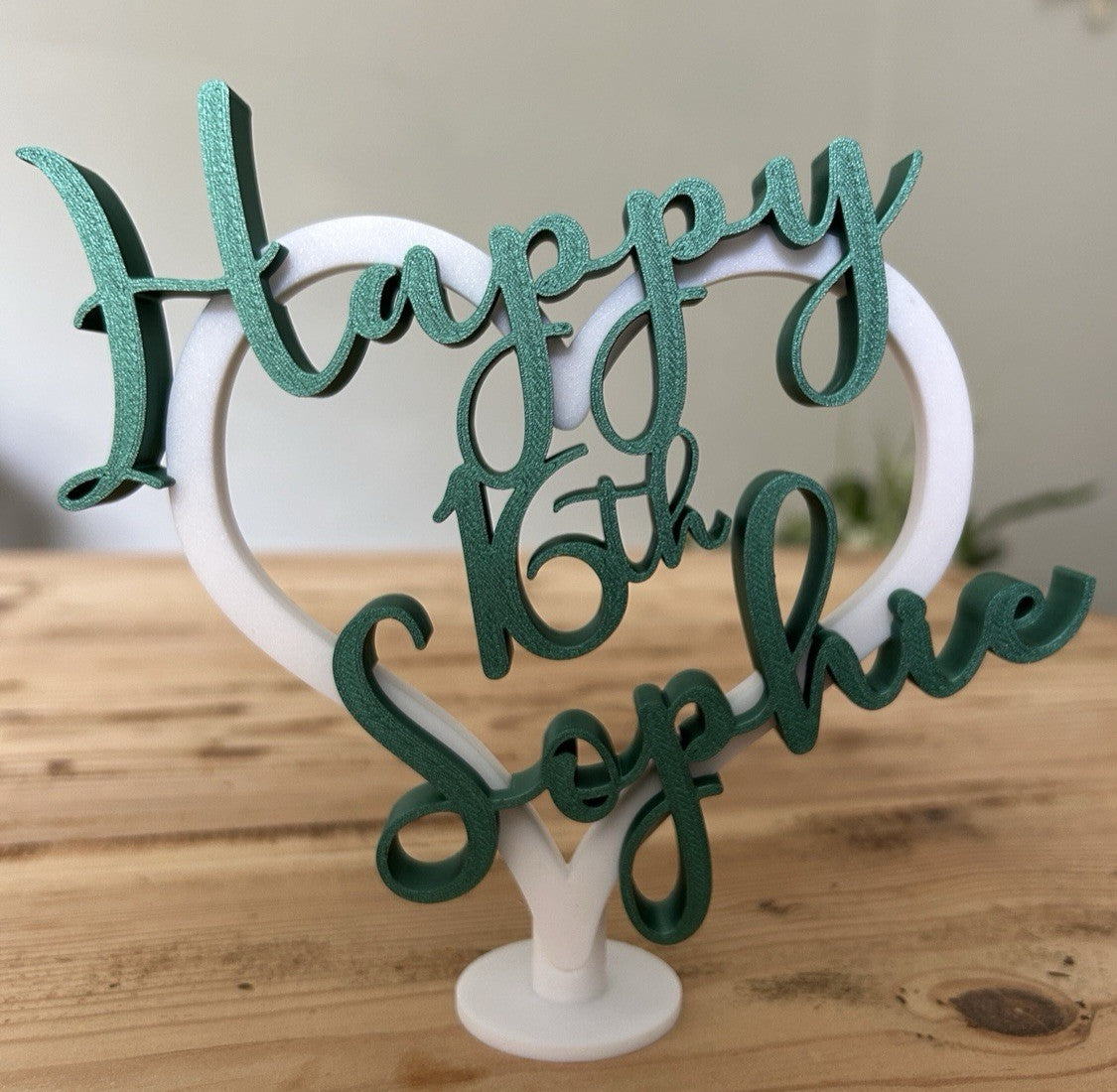 Personalised 16th 17th Birthday Gift Girls Daughter Sister Niece Gift Keepsake - Poppy Kate Designs