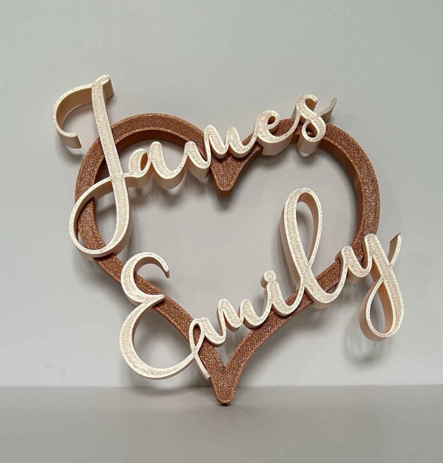Couples Personalised Heart  Gift for Girlfriend Boyfriend Partner Him Her Wife