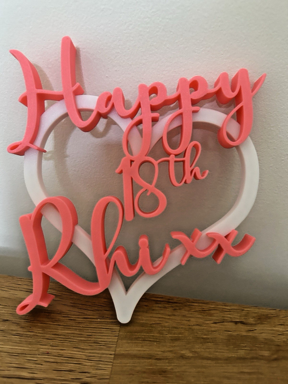 Made to Order Personalised Girls 18th 21st Age Birthday Gift Keepsake Daughter - Poppy Kate Designs