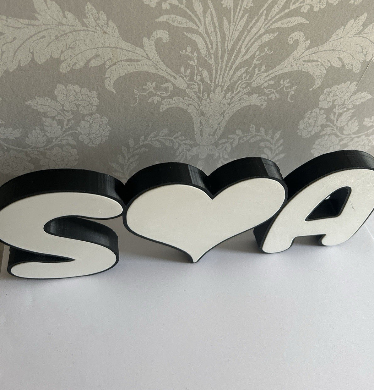 Love Sign Gift Home Freestanding Decoration Personalised Custom Made Wall Letter - Poppy Kate Designs