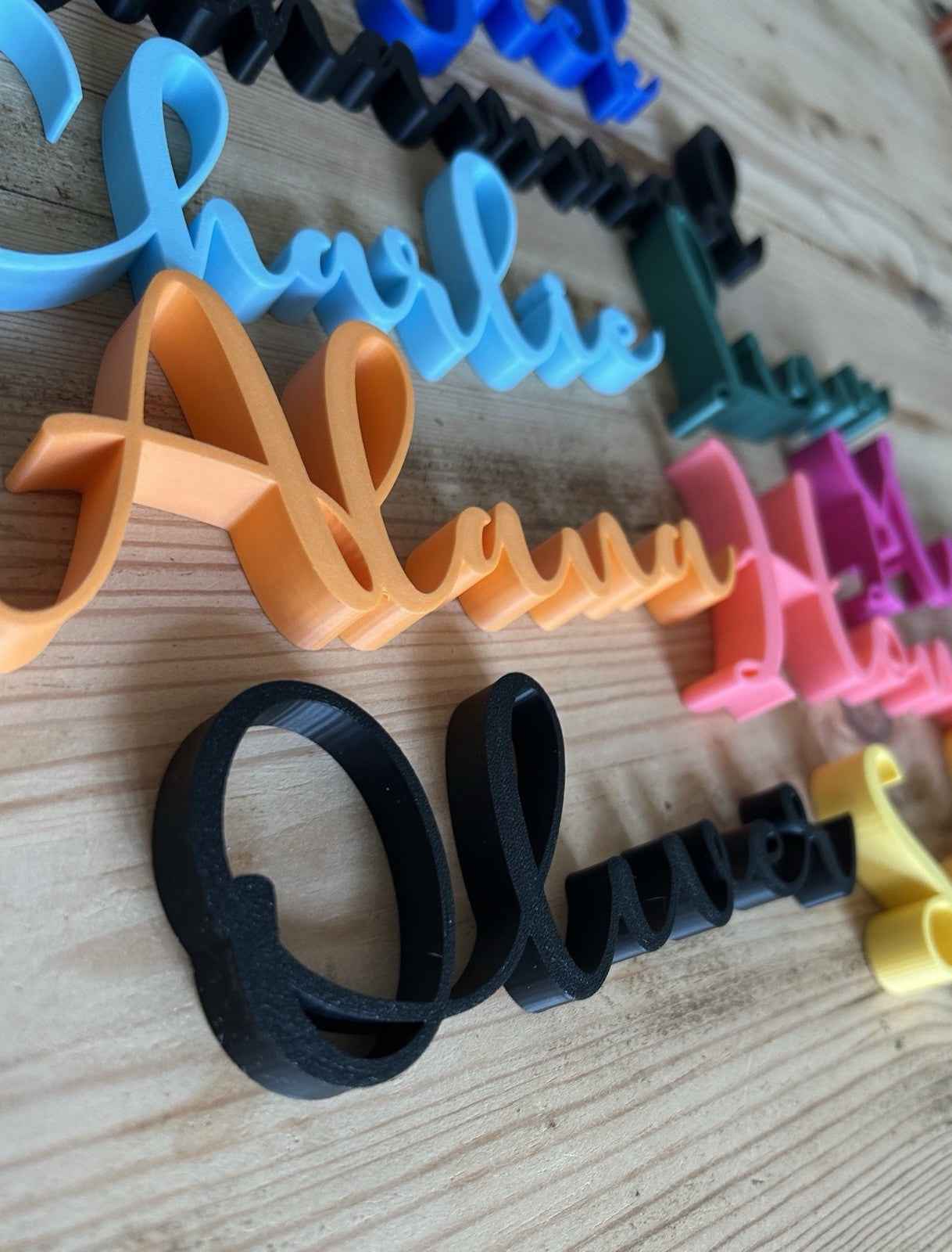 Personalised Names Any Words Letters Small Custom Made Names Place Name Words